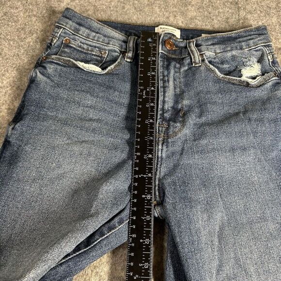 Kenzie Jeans Womens 6/28 Vintage Luxe The Slim Medium Wash Distressed Denim - Picture 3 of 10